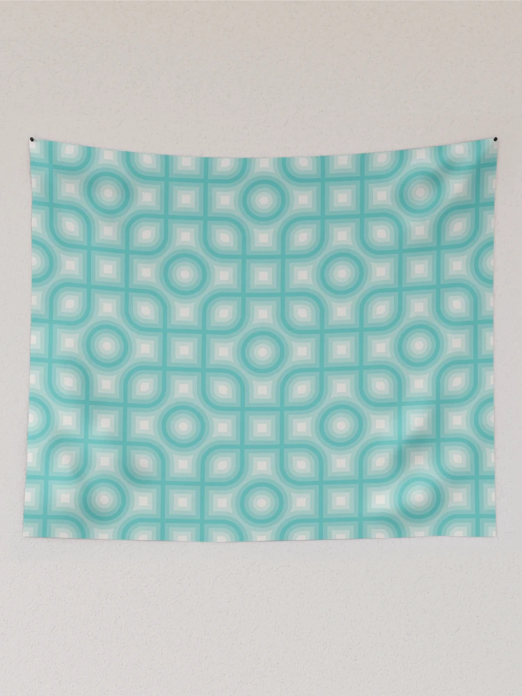 Thumbnail 2 of 3, Tapestry, Cloud Dancer Rising Rivulet Abstract Pattern designed and sold by PatternSalad.