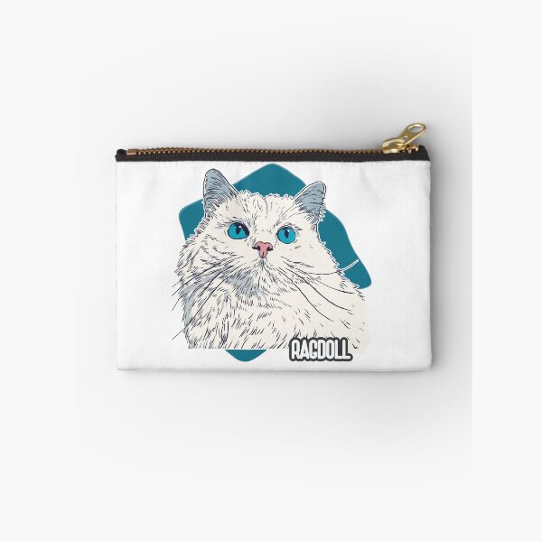 Item preview, Blue-Eyed Elegance: The Ragdoll in Graphic Form designed and sold by ForeverPrintsOK.