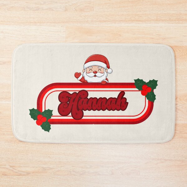 Artikelvorschau, Hannah und der Weihnachtsmann entworfen und verkauft von ArtCraftLab.