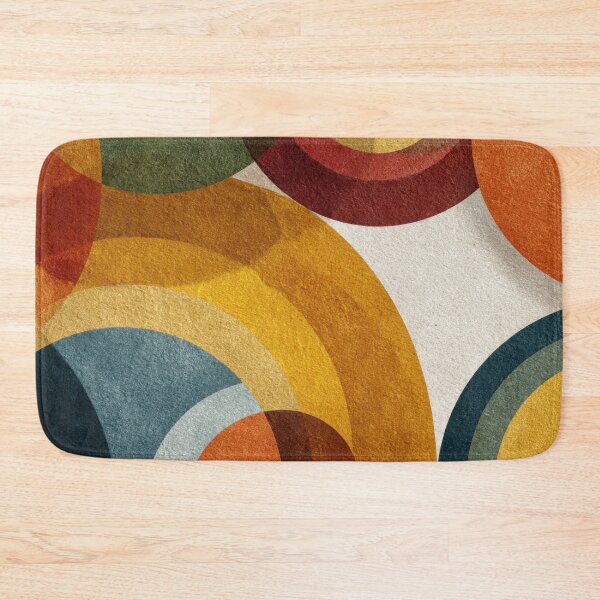 Item preview, Colorful circles on texture designed and sold by anytka.