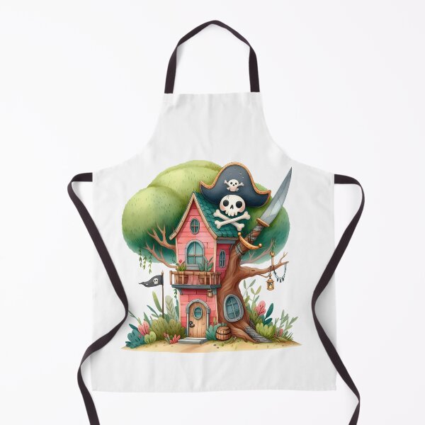 Item preview, Whimsical Pirate Treehouse Illustration – Cute Pirate House Clipart for Kids, Adventure Art designed and sold by LunaPixelStudio.