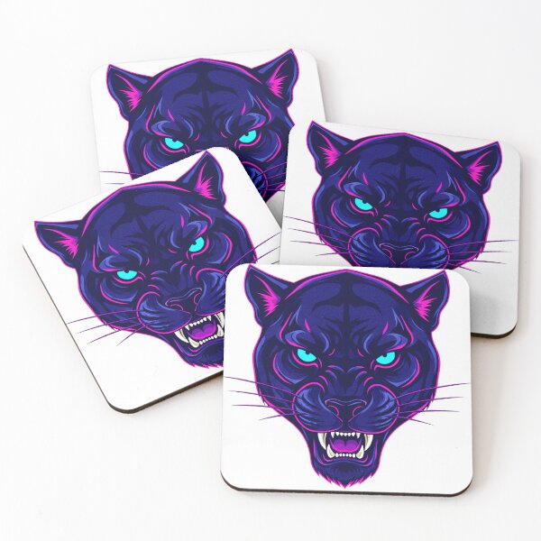 Item preview, Black Panther Fierce Gaze Minimalist designed and sold by plastikelectrik.