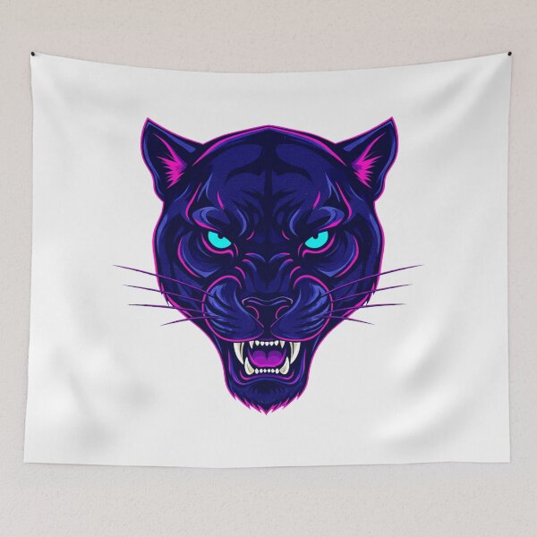 Item preview, Black Panther Fierce Gaze Minimalist designed and sold by plastikelectrik.