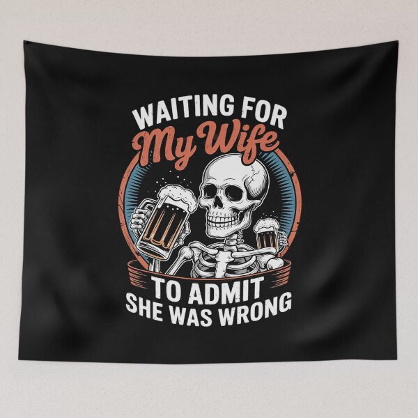 Item preview, Waiting For My Wife To Admit She Was Wrong Marriage Humor 1  designed and sold by CombatTask.