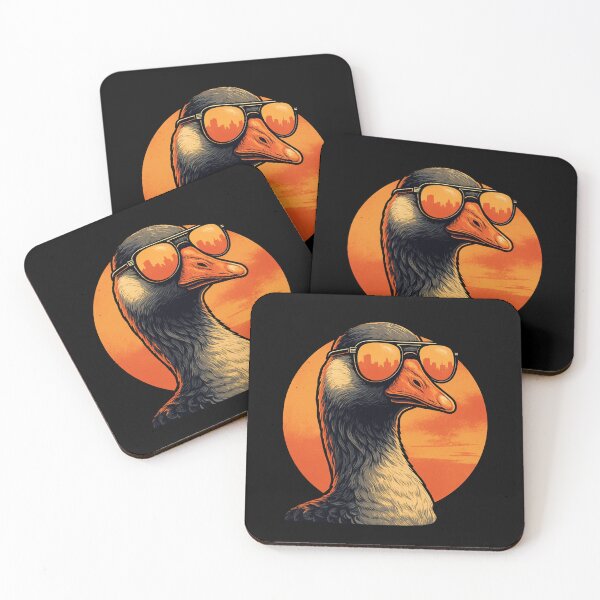 Item preview, Sunset Goose with sunglasses designed and sold by AlfeArts.