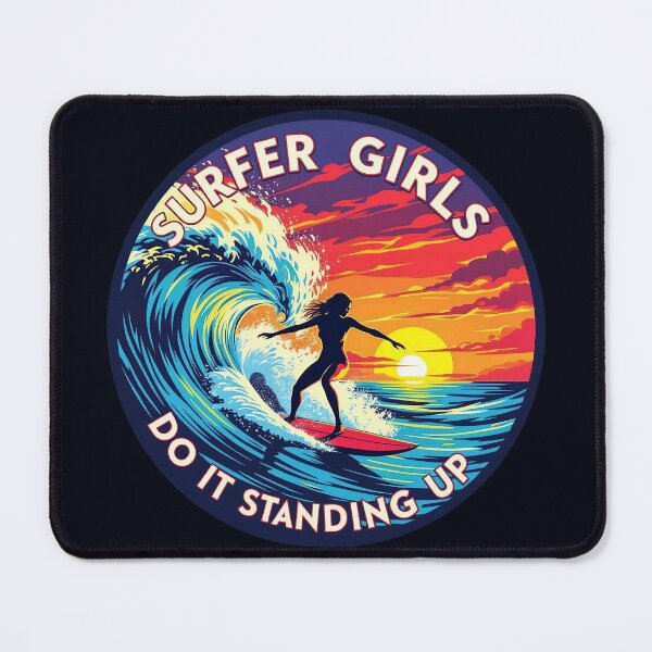 Item preview, Surfer Girls do it standing up designed and sold by JackFreestone.