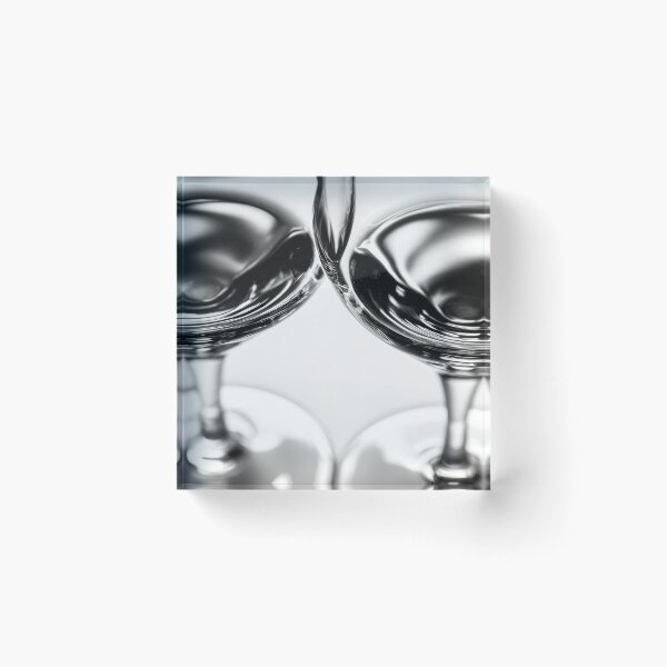 Item preview, Close up view of two wine glasses designed and sold by anytka.