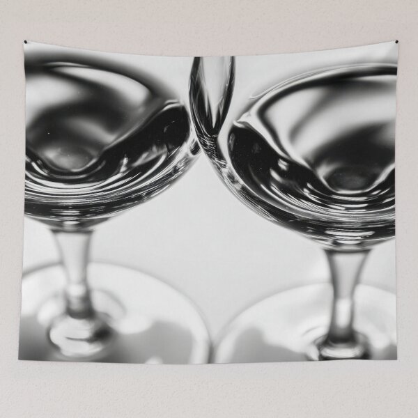 Item preview, Close up view of two wine glasses designed and sold by anytka.