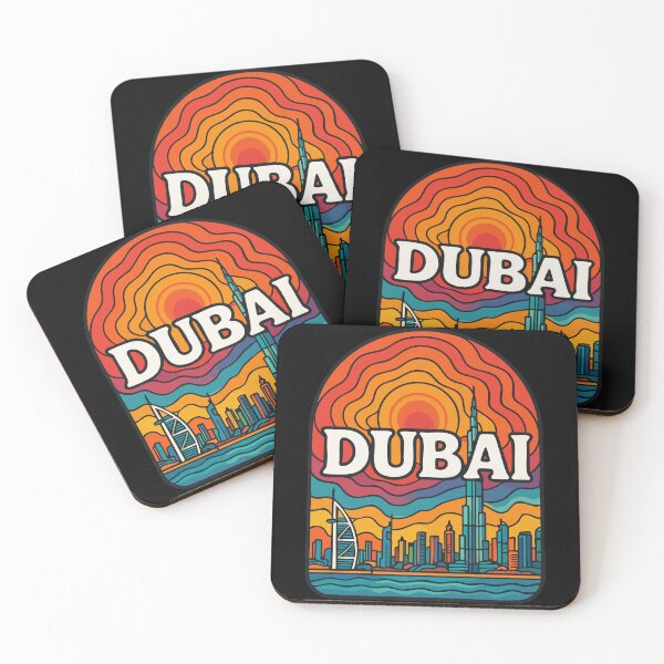 Item preview, Dubai United Arab Emirates Trippy Travel designed and sold by TomFrontierArt.