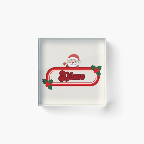 Item preview, Diane and Santa Claus designed and sold by ArtCraftLab.