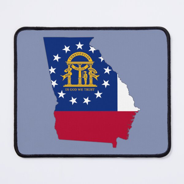 Item preview, Georgia State Pride Map Flag - Vintage Distressed Look designed and sold by mashmosh.