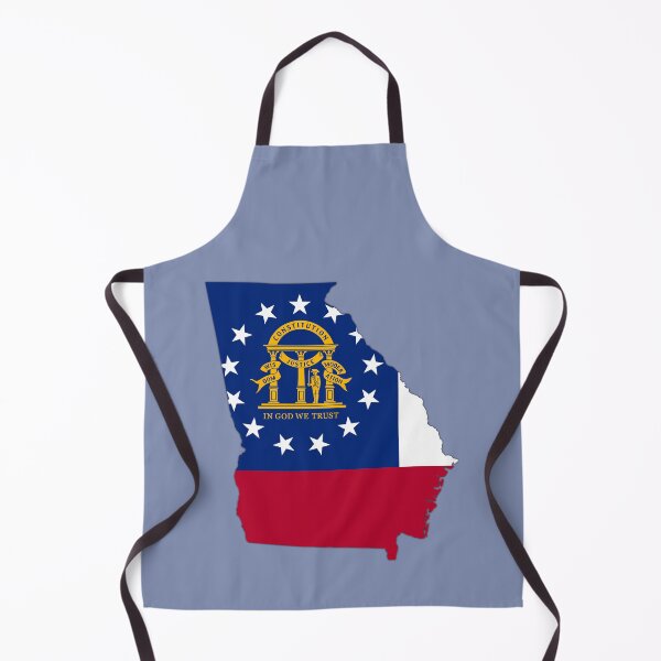 Item preview, Georgia State Pride Map Flag - Vintage Distressed Look designed and sold by mashmosh.