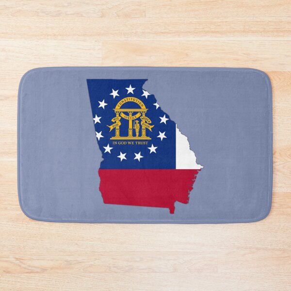 Item preview, Georgia State Pride Map Flag - Vintage Distressed Look designed and sold by mashmosh.