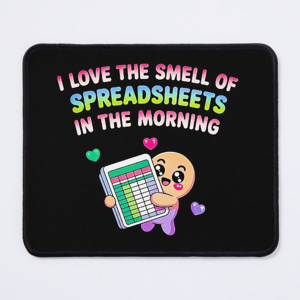Item preview, Cute Kawaii Spreadsheet Lover Funny Office Design designed and sold by Amanda's Factory.