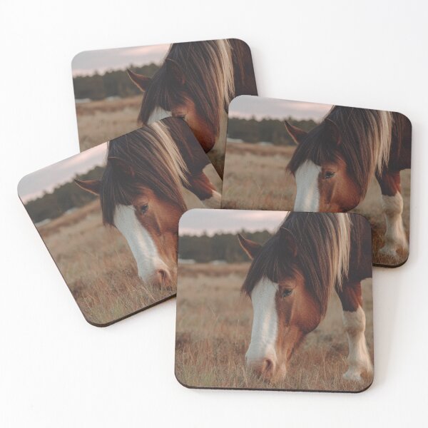 Item preview, Horse grazing at sunset designed and sold by anytka.