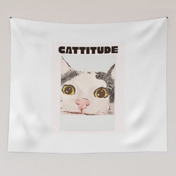 Item preview, Cattitude designed and sold by Villanova Junction .
