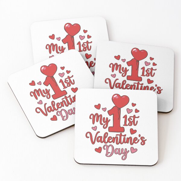 Item preview, First Valentine Day Red Heart Balloon Cute designed and sold by Lora Art.