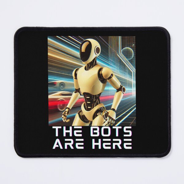 Item preview, humanoid robot art designed and sold by TEEJAMBOREE.