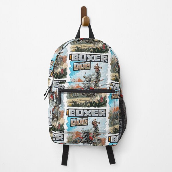 Item preview, BOXER DOG - Hand Drawn - Riding Through Spain's Sierra Nevada Mountains designed and sold by TRAVEL-ART-MOTO.