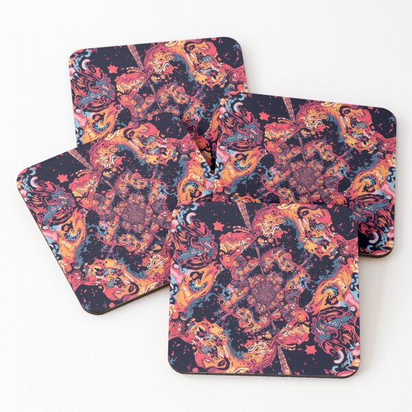 Item preview, Psychedelic Firestorm Fractal Burst designed and sold by Harmonic_Layers.