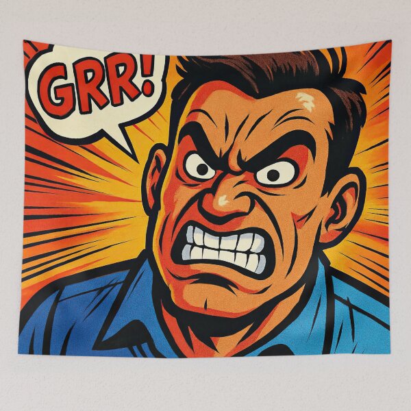 Item preview, Annoyance | Comics style - Cartoon designed and sold by ComicsFactory.