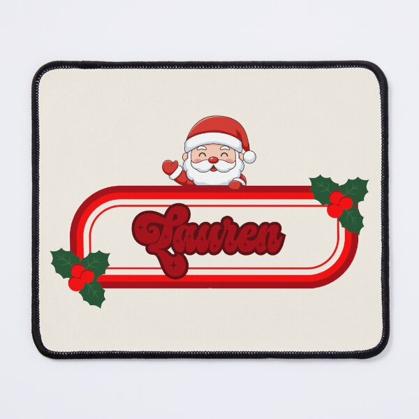 Item preview, Lauren and Santa Claus designed and sold by ArtCraftLab.