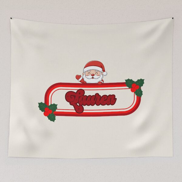 Item preview, Lauren and Santa Claus designed and sold by ArtCraftLab.