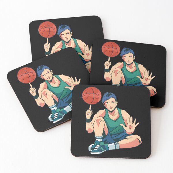 Item preview, sporty Anime boy Basketball Player spinning ball designed and sold by DrawHandArt.