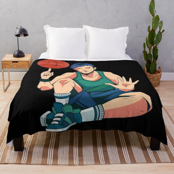 Item preview, sporty Anime boy Basketball Player spinning ball designed and sold by DrawHandArt.
