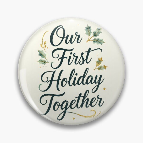 Item preview, Our First Holiday Together Elegant design for new couples or families. designed and sold by KAUKUDESIGNS.