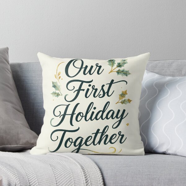 Item preview, Our First Holiday Together Elegant design for new couples or families. designed and sold by KAUKUDESIGNS.