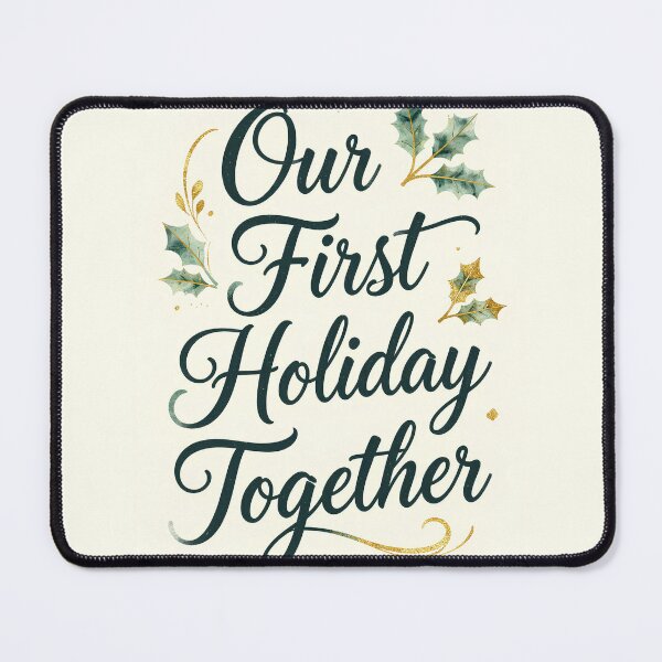 Item preview, Our First Holiday Together Elegant design for new couples or families. designed and sold by KAUKUDESIGNS.