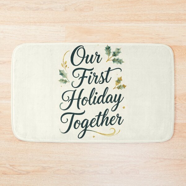 Item preview, Our First Holiday Together Elegant design for new couples or families. designed and sold by KAUKUDESIGNS.
