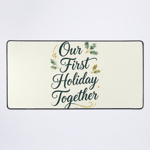 Item preview, Our First Holiday Together Elegant design for new couples or families. designed and sold by KAUKUDESIGNS.