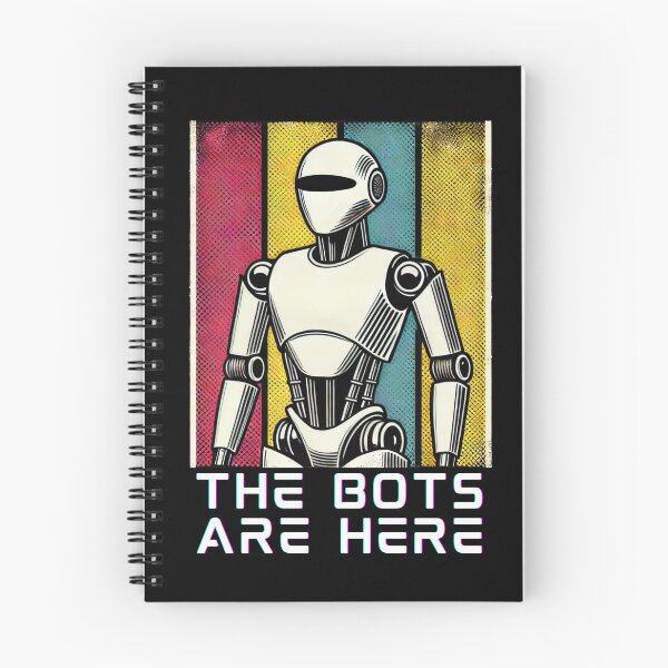 Item preview, humanoid robot art designed and sold by TEEJAMBOREE.