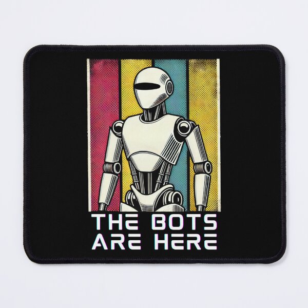 Item preview, humanoid robot art designed and sold by TEEJAMBOREE.
