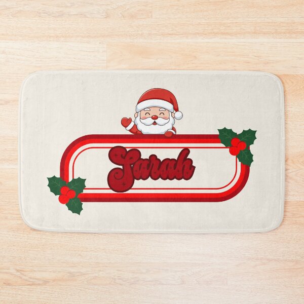 Artikelvorschau, Sarah und der Weihnachtsmann entworfen und verkauft von ArtCraftLab.