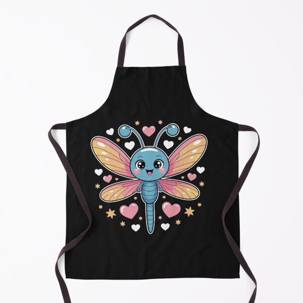 Item preview, Happy Dragonfly Cartoon – Cute Nature Character Art designed and sold by Royalsticker.