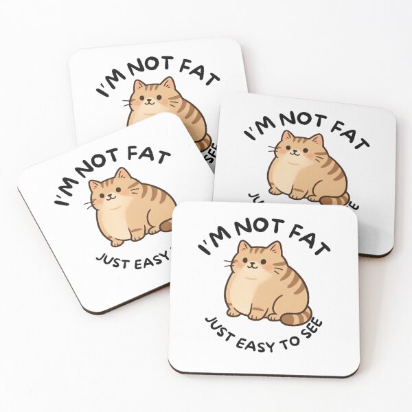 Item preview, I'm Not Fat Just Easy To See designed and sold by BeagleDesigns.