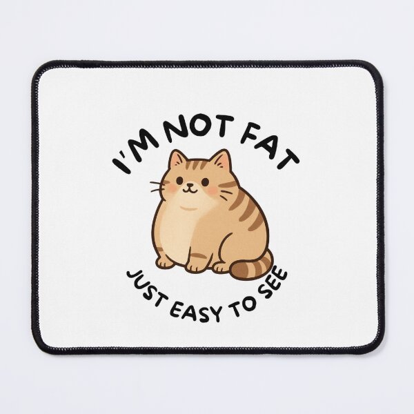 Item preview, I'm Not Fat Just Easy To See designed and sold by BeagleDesigns.
