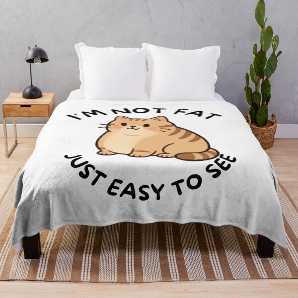Item preview, I'm Not Fat Just Easy To See designed and sold by BeagleDesigns.
