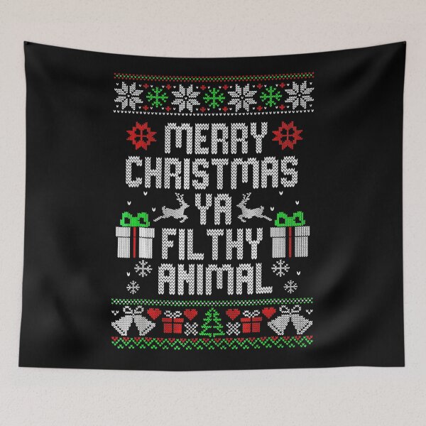 Item preview, Merry Christmas Animal Filthy Ya Xmas Pajama  designed and sold by JEFDodsonArt.