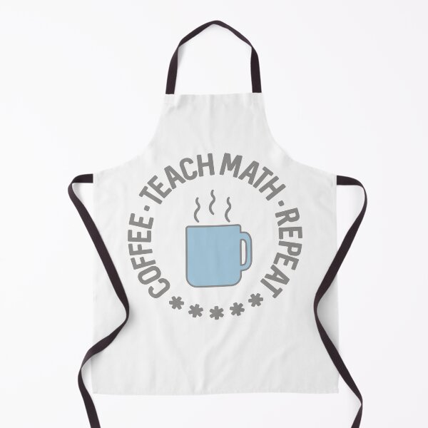 Item preview, Coffee Teach Math Repeat circle designed and sold by Think4Prints.