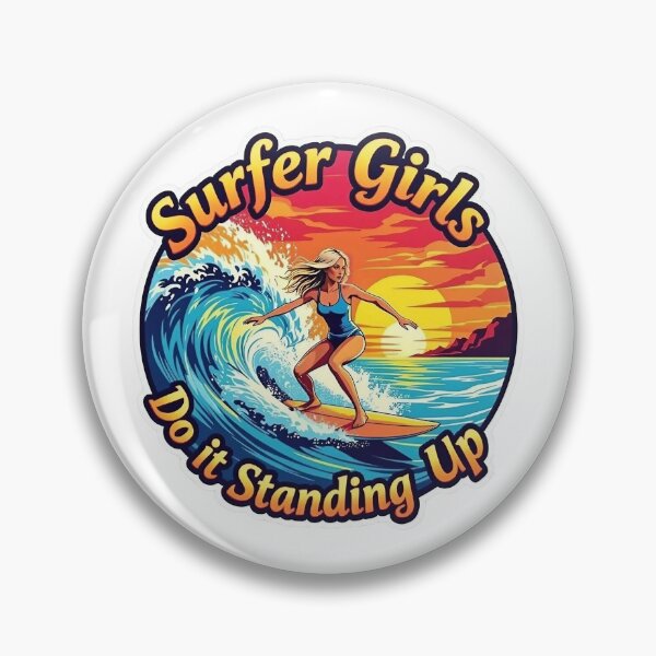 Item preview, Surfer Girls do it standing up designed and sold by JackFreestone.