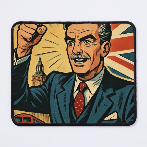 Item preview, Anthony Eden, leader | Comics style - Cartoon designed and sold by ComicsFactory.
