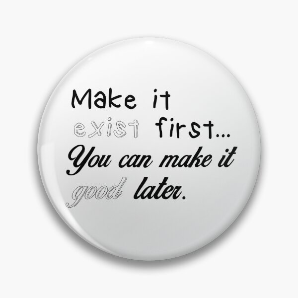 Item preview, Make it Exist quote designed and sold by LittleRockArt.