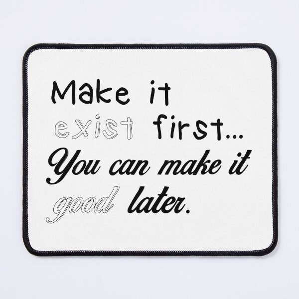 Item preview, Make it Exist quote designed and sold by LittleRockArt.
