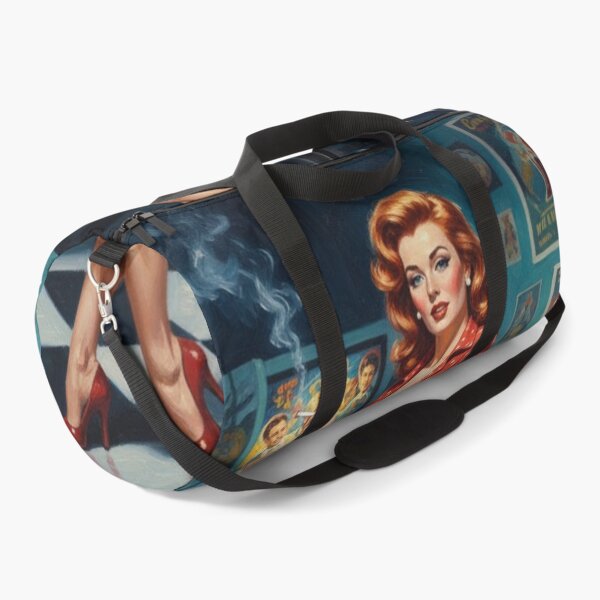 Item preview, Retro Pinball Wizard Pinup Girl - 1950s Arcade & Red Polka Dots designed and sold by Art's Diner.