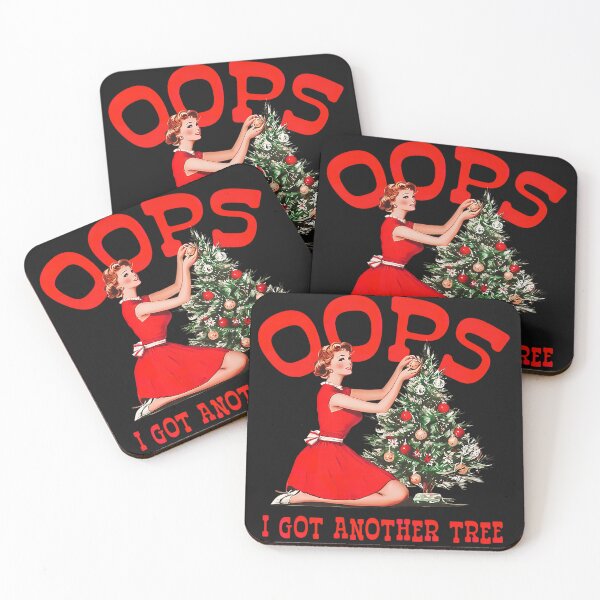 Item preview, Funny Retro Christmas Oops I Got Another Tree designed and sold by GreggRoss.