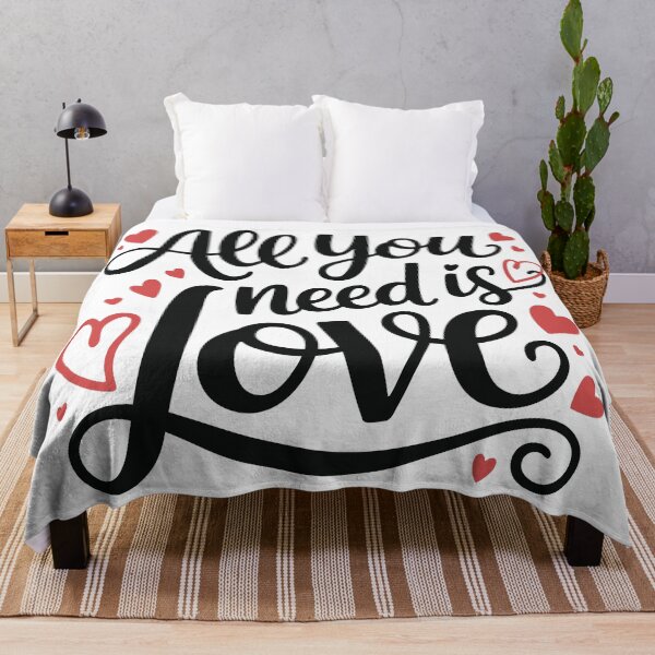 Item preview, All You Need Is Love Script Typography designed and sold by Lora Art.